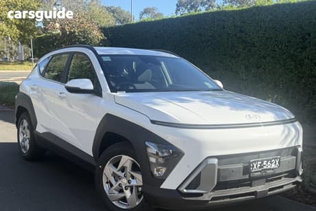 White 2026 Hyundai Kona Wagon