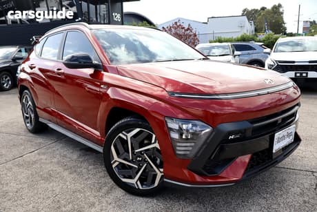Red 2023 Hyundai Kona Wagon N Line