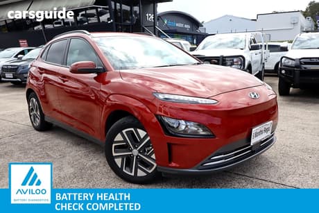 Red 2022 Hyundai Kona Wagon Elite Electric Std Range