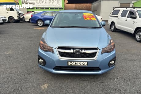 Blue 2012 Subaru Impreza Sedan 2.0I-L (Awd)