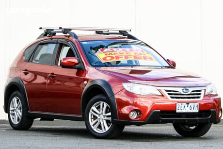 Red 2011 Subaru Impreza Hatchback Xv (Awd)