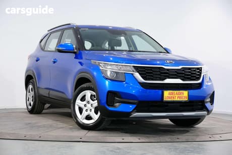 Blue 2021 Kia Seltos Wagon S (Fwd)