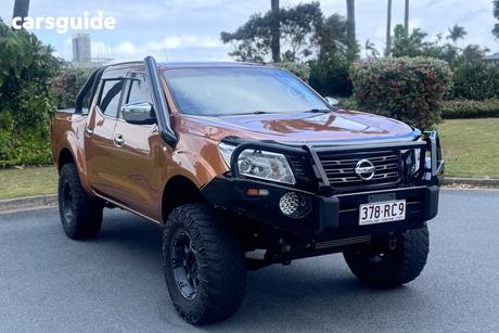 Orange 2017 Nissan Navara Dual Cab Utility St (4X4)