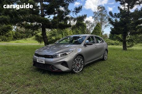Silver 2022 Kia Cerato Hatchback Gt