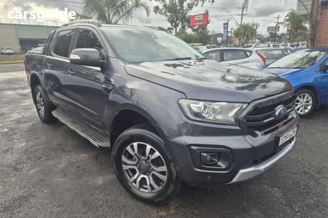 Grey 2019 Ford Ranger Double Cab Pick Up Wildtrak 2.0 (4X4)