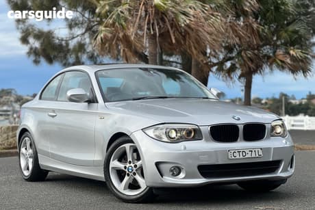 Silver 2014 BMW 1 Coupe 20I E82 MY13 UPDATE