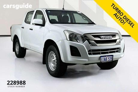 White 2020 Isuzu D-MAX Crew Cab Utility Sx Hi-Ride (4X2)