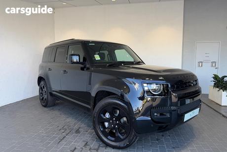 Black 2026 Land Rover Defender Wagon 110 D350 Trophy Edtn Keswick
