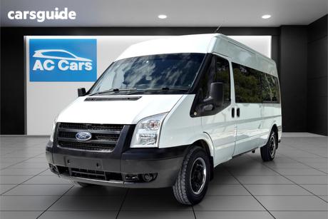 White 2012 Ford Transit Bus 12 Seat