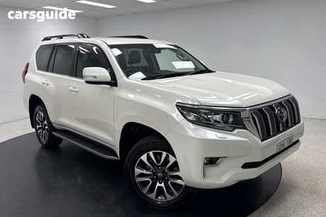 White 2023 Toyota Landcruiser Prado Wagon Vx