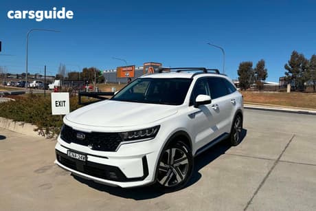 White 2021 Kia Sorento Wagon Sport+ 7 Seat