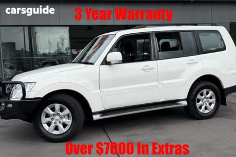 White 2020 Mitsubishi Pajero Wagon Glx5 (4X4) 5 Seat