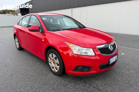 Red 2012 Holden Cruze Sedan Cd