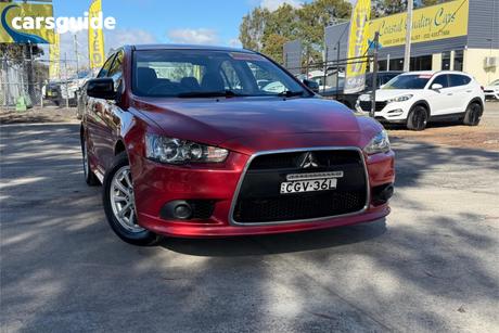 Red 2012 Mitsubishi Lancer Sedan Es