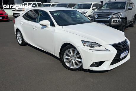 White 2016 Lexus IS350 Sedan Luxury