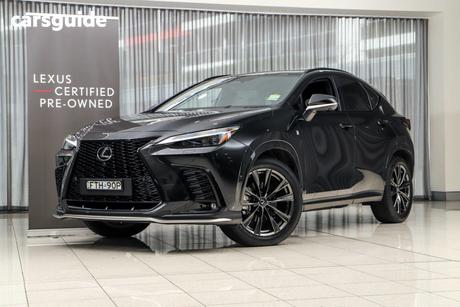 Black 2025 Lexus NX450H+ Wagon F Sport + Ep2 Phev Awd
