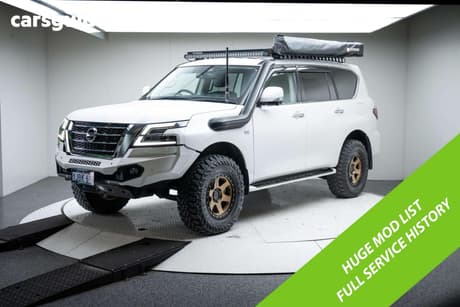 White 2020 Nissan Patrol Wagon Ti (4X4)