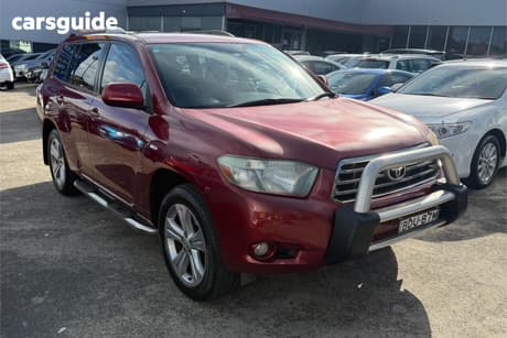 Red 2007 Toyota Kluger Wagon Kx-S (4X4)
