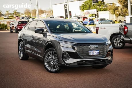 Grey 2024 Audi Q4 E-Tron Wagon 55