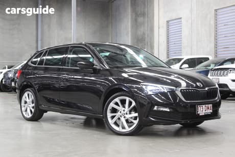 Black 2020 Skoda Scala Hatchback 110 Tsi Ambition
