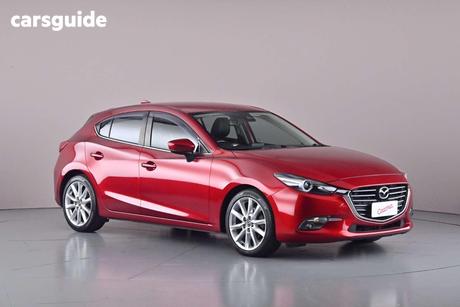 Red 2017 Mazda 3 Hatchback Sp25 Gt
