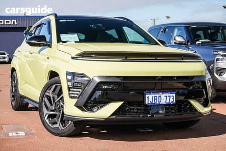 Yellow 2024 Hyundai Kona Wagon Premium N Line