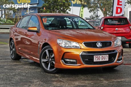 Orange 2017 Holden Commodore Sportswagon Sv6