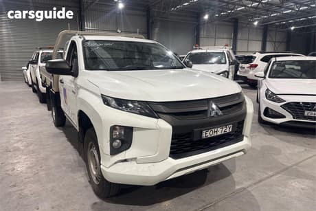 White 2021 Mitsubishi Triton Cab Chassis Glx (4X2)