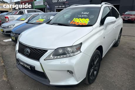 White 2012 Lexus RX450H Wagon Prestige