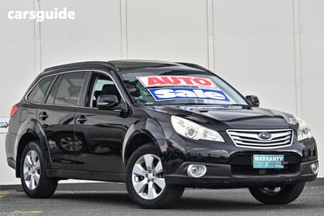 Black 2009 Subaru Outback Wagon 2.5I Premium