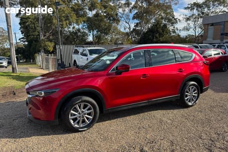 Red 2023 Mazda CX-8 Wagon G25 Sport (Fwd)