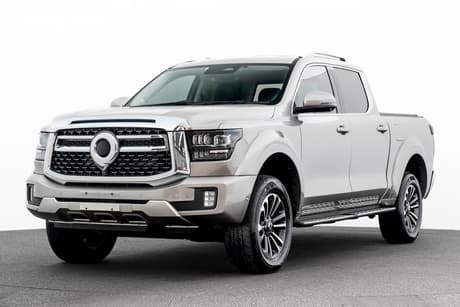 Silver 2024 GWM Cannon Alpha Dual Cab Utility Ultra Hybrid (4X4)