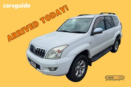 White 2007 Toyota Landcruiser Prado Wagon Gxl (4X4)