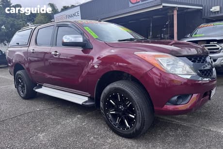 Red 2014 Mazda BT-50 Dual Cab Utility Xtr (4X4)