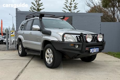 Silver 2008 Toyota Landcruiser SUV PRADO GXL (4X4) KDJ120R 07 UPGRADE