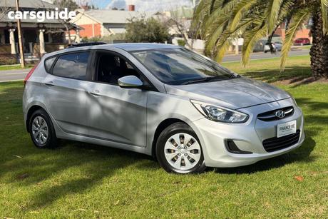 Silver 2016 Hyundai Accent Hatchback Active