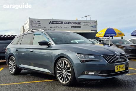 Grey 2016 Skoda Superb Wagon 162 Tsi