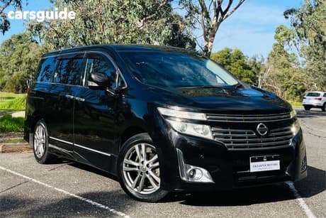 Black 2011 Nissan Elgrand Commercial 350 HIGHWAY STAR