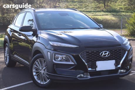 Black 2018 Hyundai Kona Wagon Elite