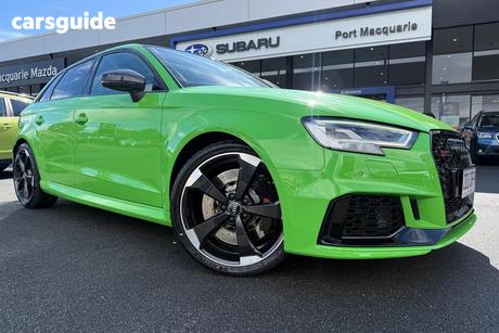 Green 2020 Audi RS3 Sportback 2.5 Tfsi Quattro