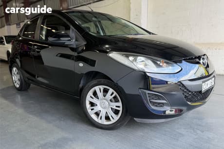 Black 2012 Mazda 2 Hatchback Neo