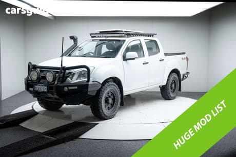 White 2017 Isuzu D-MAX Crew Cab Utility Sx Hi-Ride (4X4)