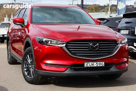 Red 2022 Mazda CX-8 Wagon Touring (Fwd)