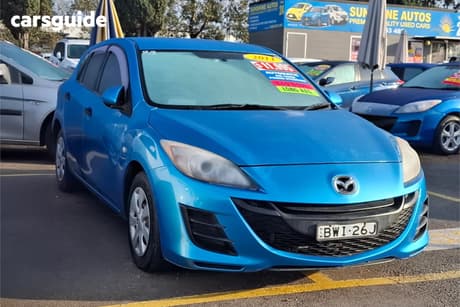 Blue 2011 Mazda 3 Hatchback Neo