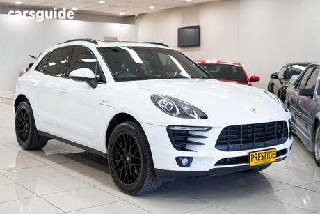 White 2014 Porsche Macan Wagon S Diesel