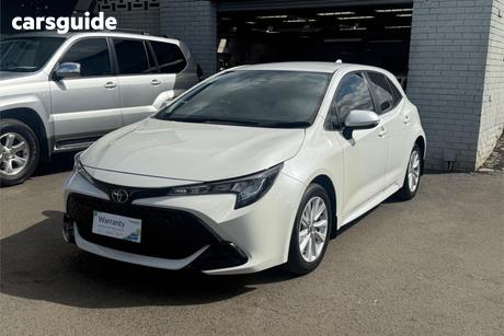 White 2023 Toyota Corolla Hatchback Ascent Sport