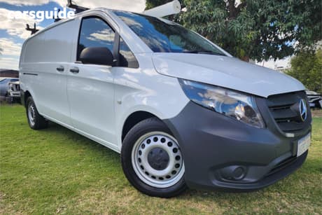 White 2018 Mercedes-Benz Vito Van 114 Bluetec Lwb