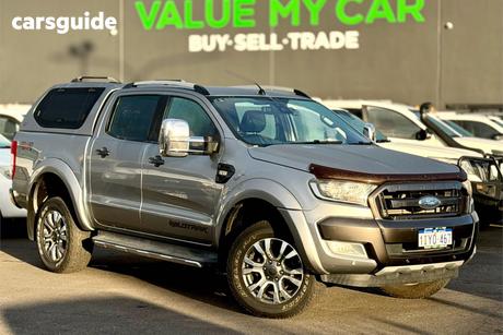 Silver 2016 Ford Ranger Dual Cab Pick-up Wildtrak 3.2 (4X4)