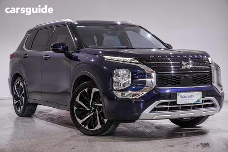 Blue 2022 Mitsubishi Outlander Wagon Exceed 7 Seat (Awd)