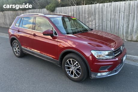 Red 2016 Volkswagen Tiguan Wagon 132 Tsi Comfortline